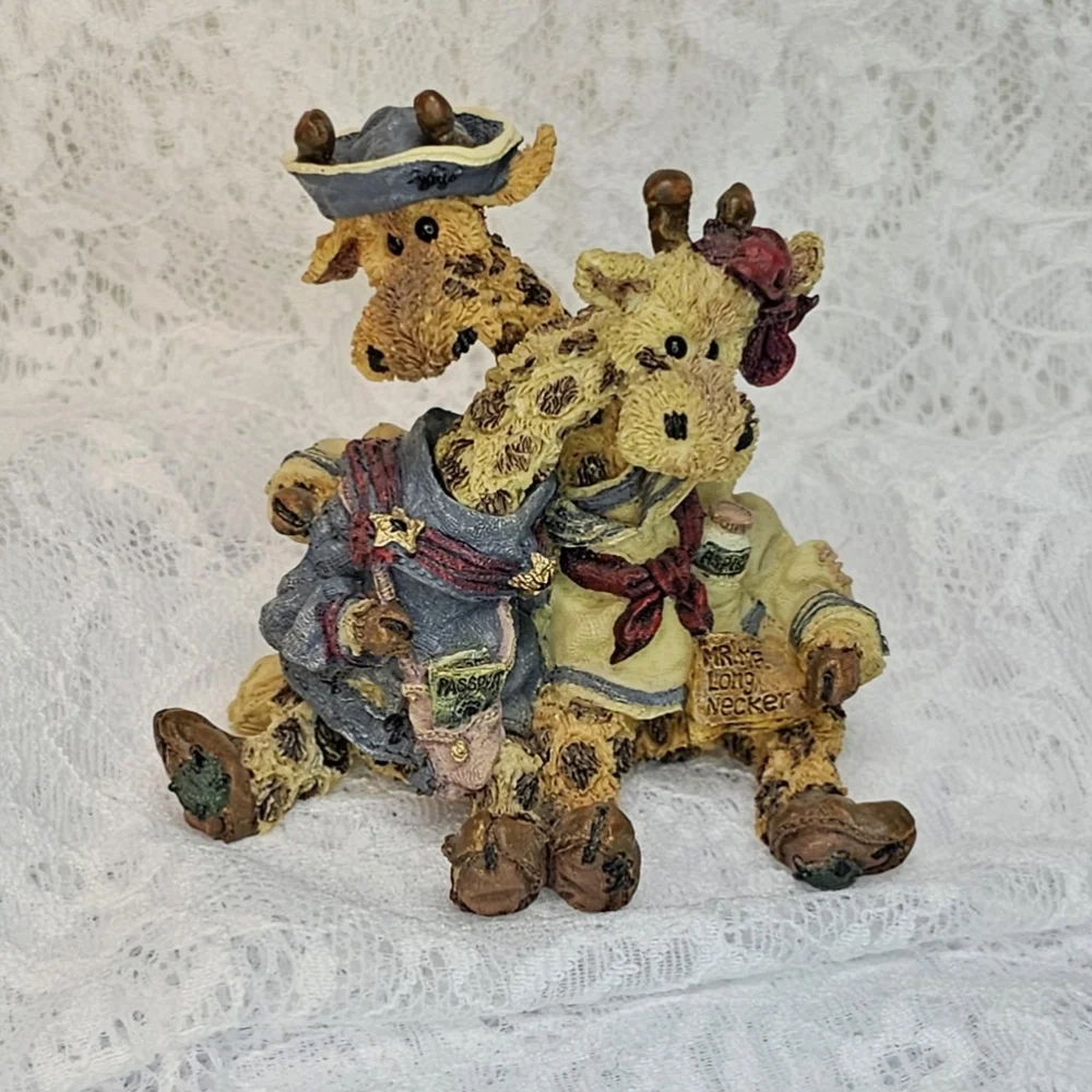 Boyds Bears & Friends Figurine * Stretch & Skye Longnecker... * Vintage * 1999